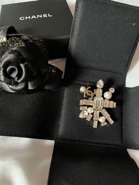 vip chanel brooch|chanel lapel brooch.